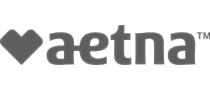 Aetna logo with heart icon.