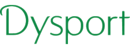 Dysport logo in green text