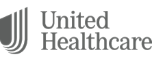 United Healthcare logo in gray.